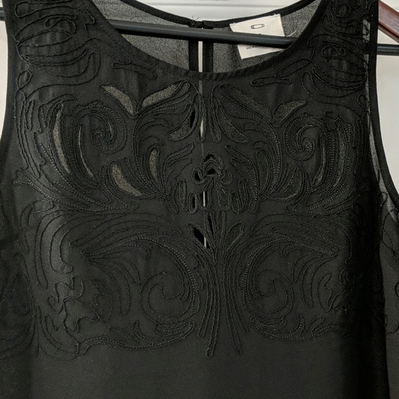 Pins and Needles black sheer top - Picture 2 of 5